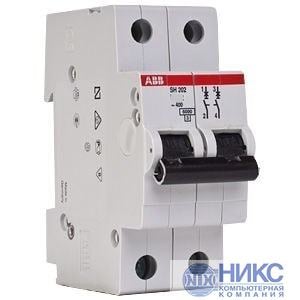 ABB 2CDS252001R0164 Выкл. авт двухполюсный 16А C S202  6кА (S202 C16)