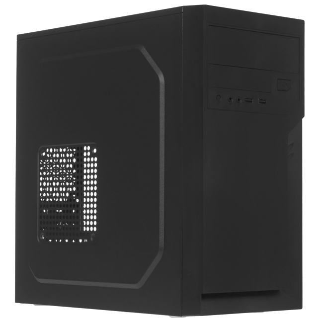 Компьютерный корпус с блоком питания 500Вт./Case Foxline FL-702, mATX, 1x5.25EXT, 1x3.5EXT, 2x3.5INT, 2xUSB 2.0, HDA, w/o FAN, w/500W ATX PSU, w/1.2m EU pwr cord