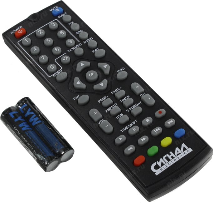 ТВ приставка DVB-T2 Сигнал HD-300 ЭДО ХИТ, металл, дисплей, обучаемый пульт ДУ