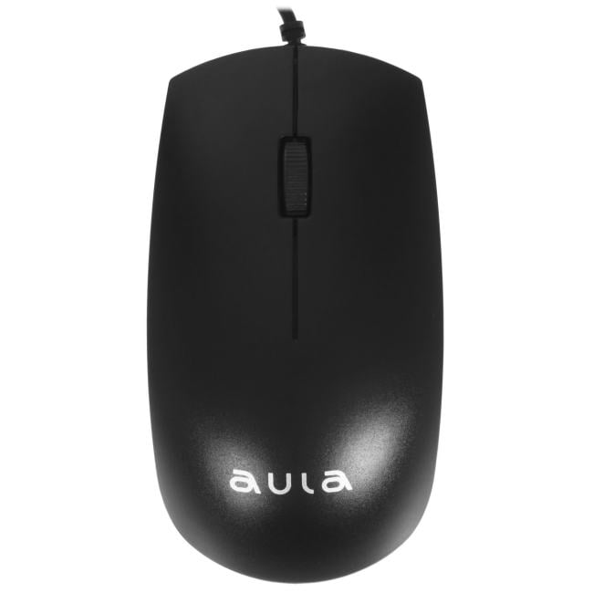 Мышь AULA AM100, проводная, 1200dpi, черная