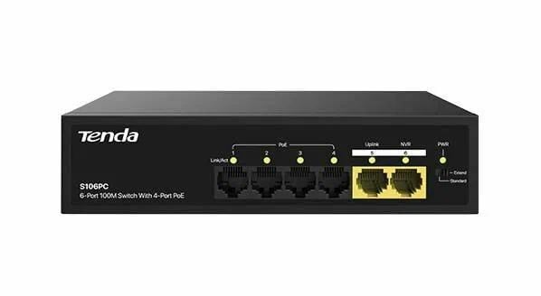 Коммутатор 6PORT  100M S106PC TENDA