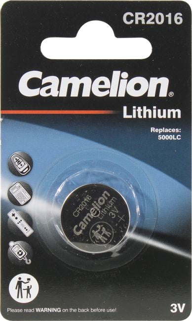 Батарейка Camelion CR2016, литиевая, 3V
