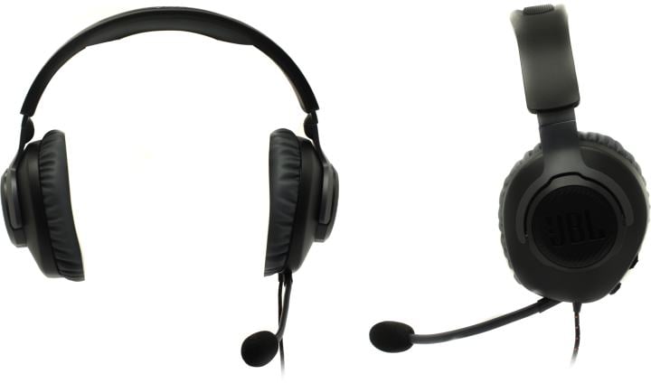 Наушники с микрофоном JBL Quantum 100 <Black> (шнур 1.2м, с  регулятором громкости) <JBLQUANTUM100BLK>