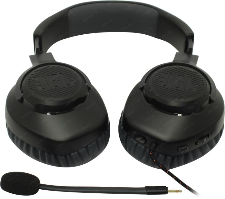 Наушники с микрофоном JBL Quantum 100 <Black> (шнур 1.2м, с  регулятором громкости) <JBLQUANTUM100BLK>