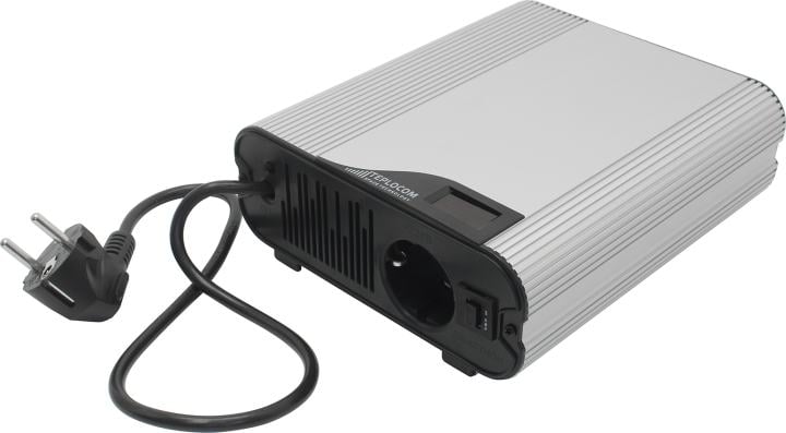 Стабилизатор напряжения Бастион TEPLOCOM ST 555-И 555 ВА 145-260В с индикацией входного напряжения 1*евророзетка (558)