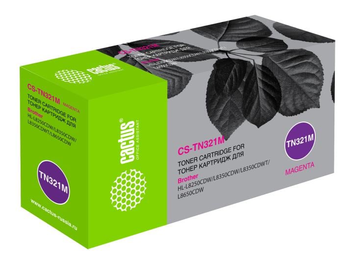 Картридж Cactus CS-TN321M Magenta  для Brother HL-L8250CDN/MFC-L8650CDW