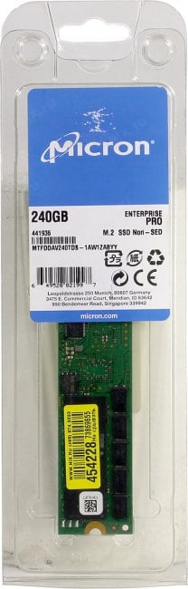 SSD 240 Gb M.2 2280 B&M 6Gb/s Micron 5300 PRO <MTFDDAV240TDS-1AW1ZABYY>  3D  TLC
