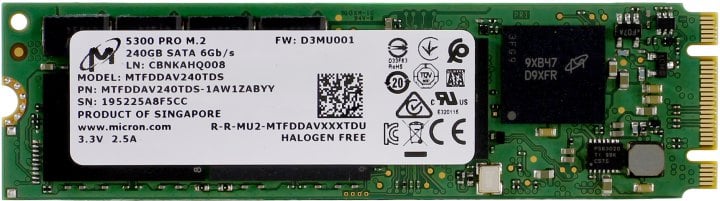 SSD 240 Gb M.2 2280 B&M 6Gb/s Micron 5300 PRO <MTFDDAV240TDS-1AW1ZABYY>  3D  TLC