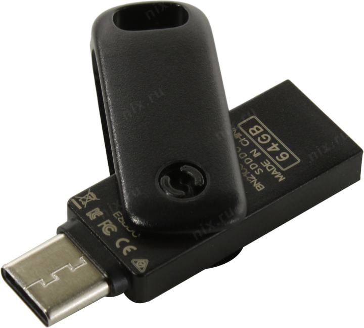 SanDisk Ultra Dual Drive Go <SDDDC3-064G-G46> USB3.1/USB-C OTG  Flash Drive 64Gb