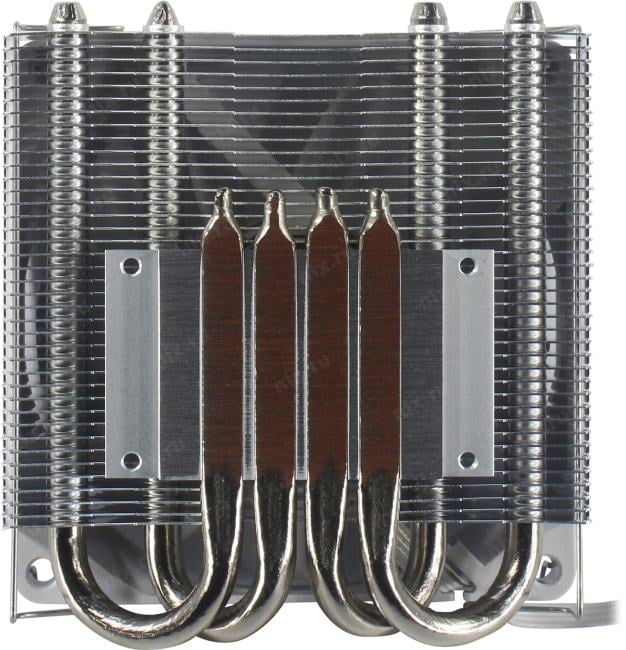 Кулер для процессора JONSBO HP-400S (160W, 4-pin PWM, 36.7мм, Al/Cu, 4x6мм, 1x90мм, 38.18CFM, 34.0dBA, 2800RPM, S: 1700/1200/115X, AM4/AM5 White)
