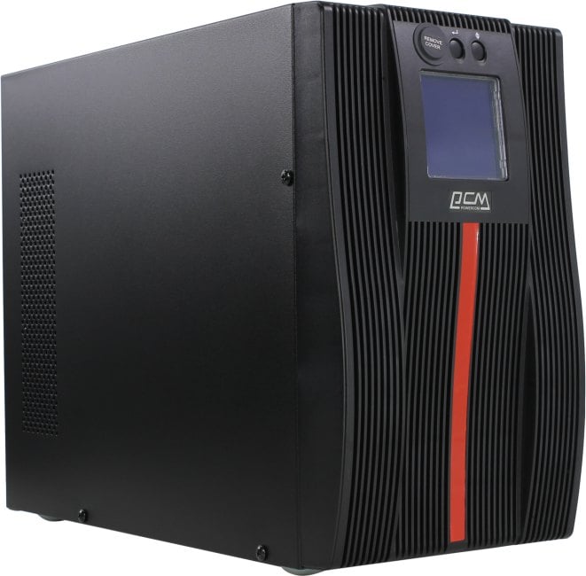 ИБП Powercom - MACAN COMFORT 3000 ВА/3000 Вт, On-Line, in (208V / 220V / 230V / 240V 1xIEC-320 C20), 8xIEC-320 C13, 1xIEC-320 C19, LCD, Tower, цвет чёрный, MAC-3000