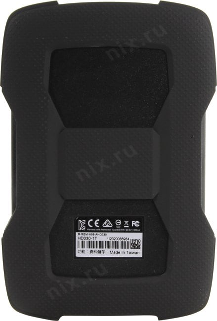 ADATA <AHD330-1TU31-CBK> Durable HD330 Black USB3.1 Portable 2.5" HDD  1Tb EXT (RTL)