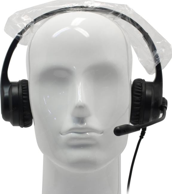 Наушники с микрофоном A4Tech HU-8 Black (USB, шнур 2м,  с регулятором громкости)