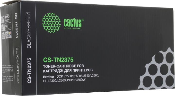 Картридж Cactus CS-TN2375  для Brother DCP-L2500/L2520/L2540/L2560