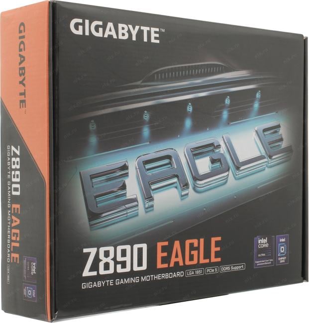 GIGABYTE Z890 EAGLE (RTL) LGA1851 <Z890> 3xPCI-E DP 2.5GbLAN SATA  RAID ATX 4DDR5