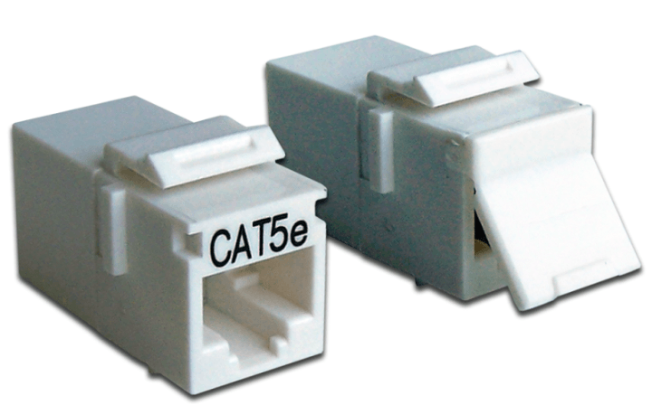 LAN-KCP45U5E-WH Повторитель портов RJ-45, неэкранированный, кат.5E, формата  Keystone,  белый
