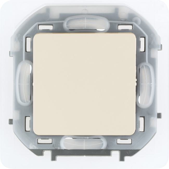 Legrand 673671 Переключатель IP44 INSPIRIA 10 AX 250 В~  слоновая кость (673671)