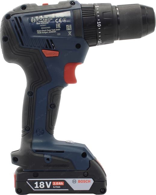 Дрель-шуруповерт Bosch GSB 18V-50 аккум. патрон:быстрозажимной (кейс в комплекте) (06019H5120)