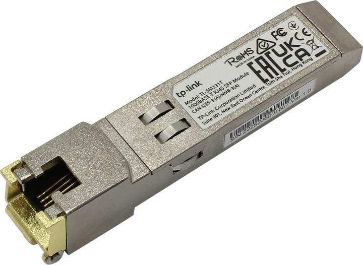 Трансивер SFP TP-Link TL-SM331T, 1000BASE-T, RJ45, 100 м