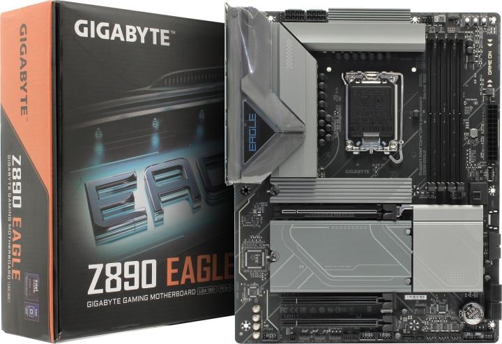 GIGABYTE Z890 EAGLE (RTL) LGA1851 <Z890> 3xPCI-E DP 2.5GbLAN SATA  RAID ATX 4DDR5