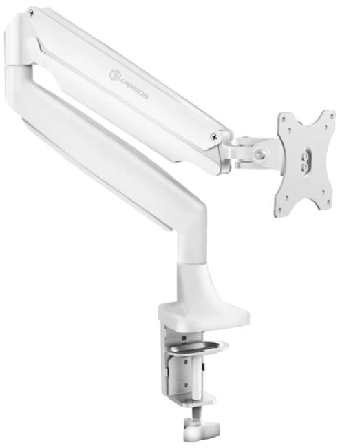 ONKRON <G100 White> Настольный кронштейн для монитора (VESA75/100,  13-32",  1-9кг)