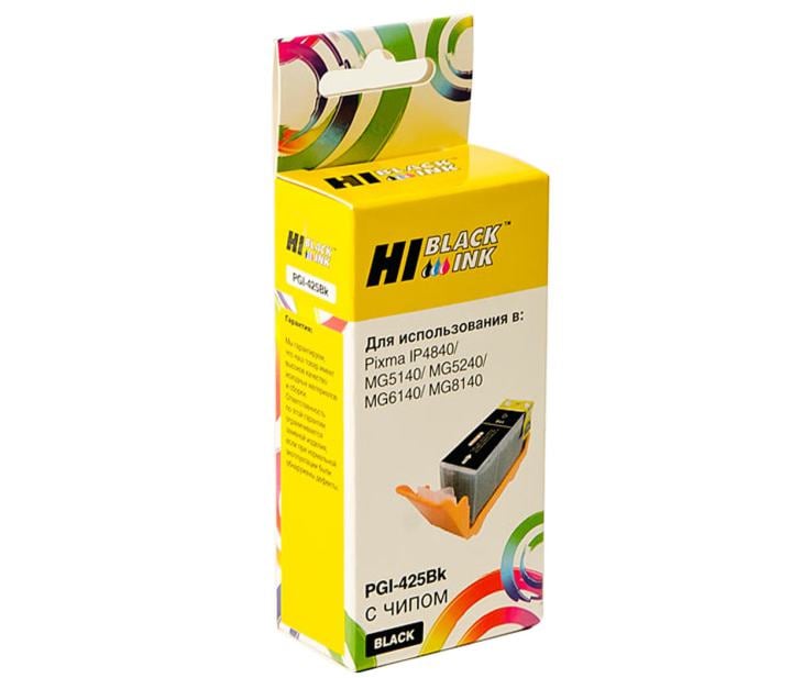 Картридж Hi-Black (HB-PGI-425-PGBk) для Canon PIXMA  iP4840/MG5140/MG6140,  Bk