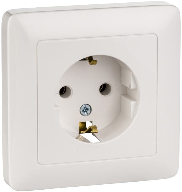 Schneider Electric AtlasDesign <RS16-134-B> Розетка  (2К+З, внутр., белая)