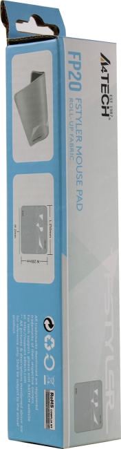 A4Tech FStyler <FP20 Silver> (коврик для  мыши,  250x200x2мм)