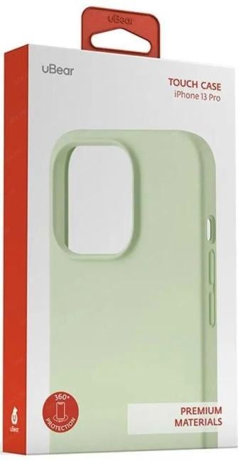 Чехол (клип-кейс CS105LG61PTH-I21) uBear для Apple iPhone 13 Pro  Touch Case светло-зеленый