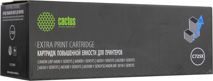 Картридж Cactus CS-C725X-MPS для  Canon LBP6000/6020/6030, MF3010