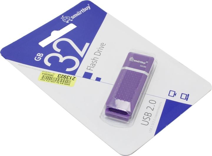 SmartBuy Quartz <SB32GBQZ-V> USB2.0 Flash  Drive 32Gb (RTL)
