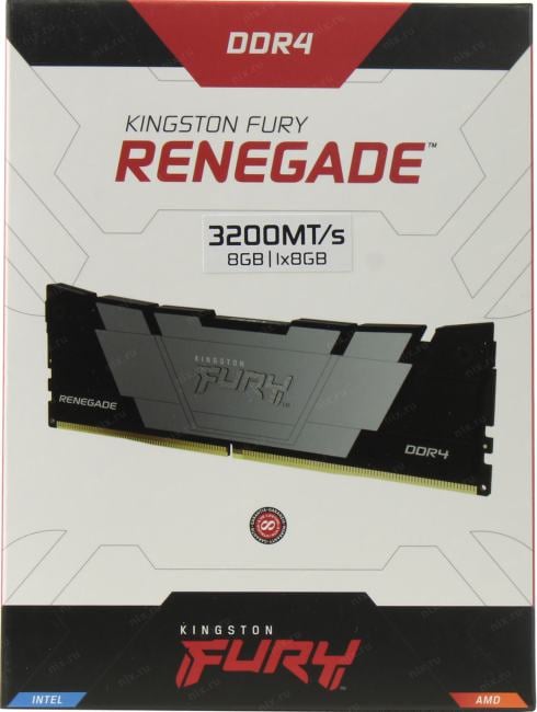 Kingston Fury Renegade <KF432C16RB2/8> DDR4 DIMM  8Gb <PC4-25600> CL16