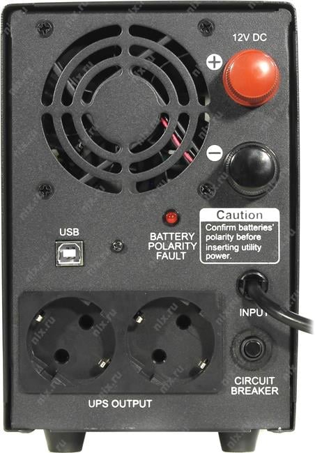 UPS 500VA PowerCom Infinity <INF-500>  LCD,  USB,  без АКБ