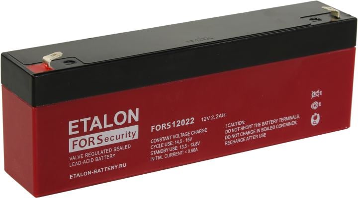 Аккумулятор Etalon FORS 12022, 12В, 2.2Ач