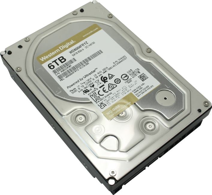 Жесткий диск Western Digital WD6004FRYZ, 6TB, SATA, 7200rpm, 256MB