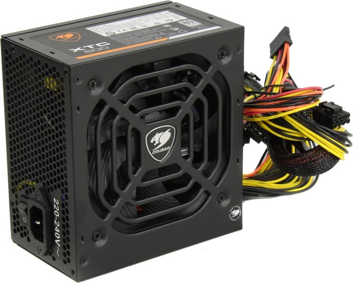 Блок питания COUGAR XTC600, 600W, ATX v2.31, 80 Plus