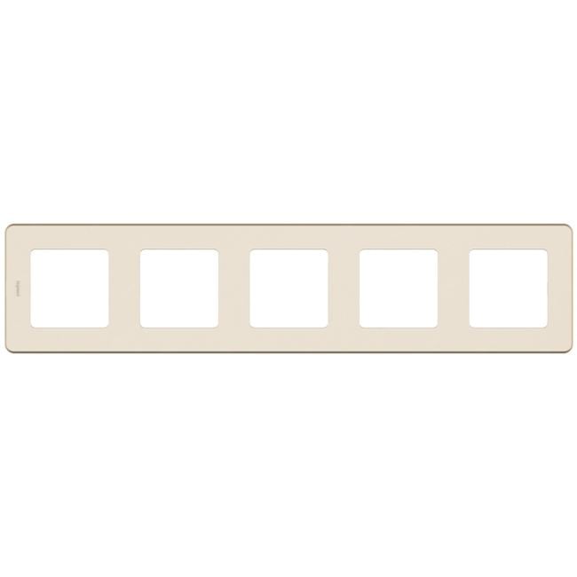 Legrand 673971 Рамка 5 постов INSPIRIA слоновая  кость  (673971)