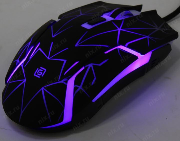 OKLICK Gaming Optical Mouse GMNG <701G> Black  (RTL)  USB  6btn+Roll <1884623>