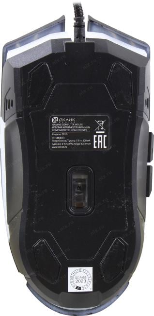 OKLICK Gaming Optical Mouse GMNG <701G> Black  (RTL)  USB  6btn+Roll <1884623>