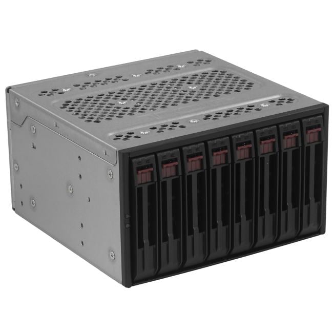 Аксессуары SuperMicro Supermicro CSE-M28SACB Mobile Rack in 2x5.25&quot, for 8x2.5&quot, HDD Hot-swap SAS3(12Gbps)/SATA