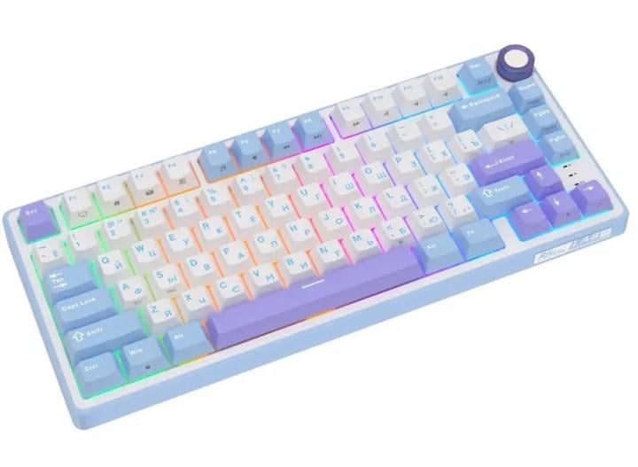 Клавиатура Royal Kludge 6977576550656, R75, 75%, проводная, RGB