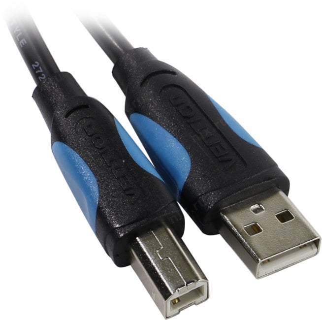 Vention <VAS-A16-B100> Кабель USB 2.0 A-->B  1м 1 фильтр