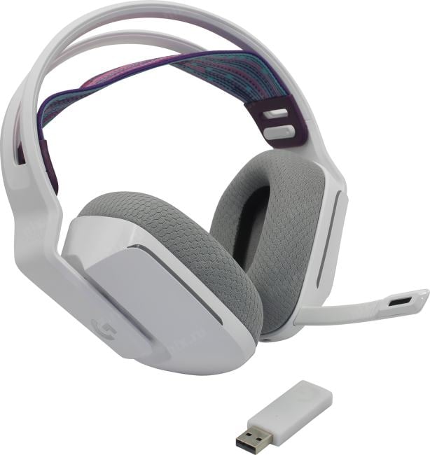 Logitech G733 LIGHTSYNC Gaming Headset (беспроводные наушники с микрофоном,  с рег.громкости) <981-000883>