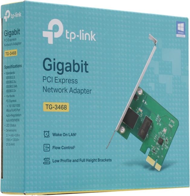 TP-LINK <TG-3468>  Gigabit  PCI-Ex1  Network Adapter