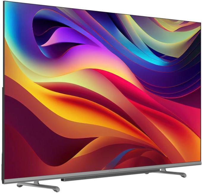 Телевизор QLED Digma Pro 55" QLED 55L Google TV Frameless черный/серебристый 4K Ultra HD 120Hz HSR  DVB-T  DVB-T2  DVB-C D