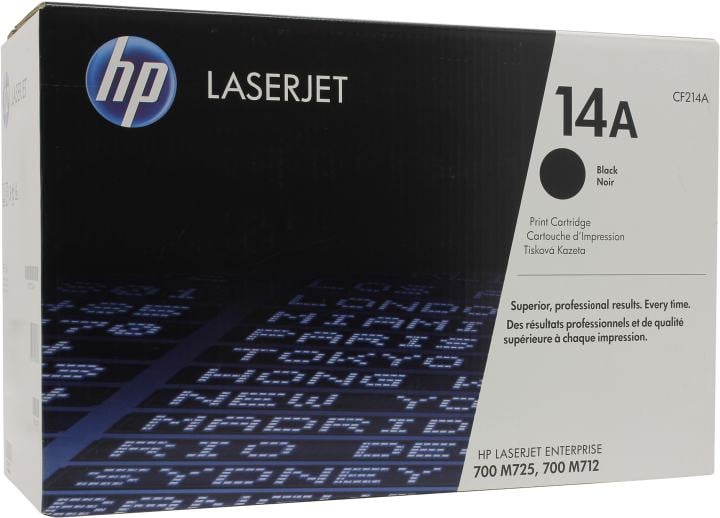 (Спец.цена) Оригинальный картридж HP CF214A (14A) для принтера HP LaserJet Enterprise 700 M712n/ M712dn/ M712xh/ M725dn/ M725f/ M725z/ M725z+ black, 10000 страниц
