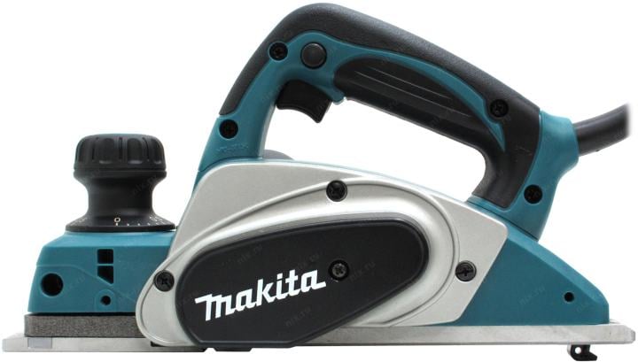 Makita <KP0800> Электрорубанок (620W, 17000 об/мин, глубина2.5 мм,  ширина 82 мм)