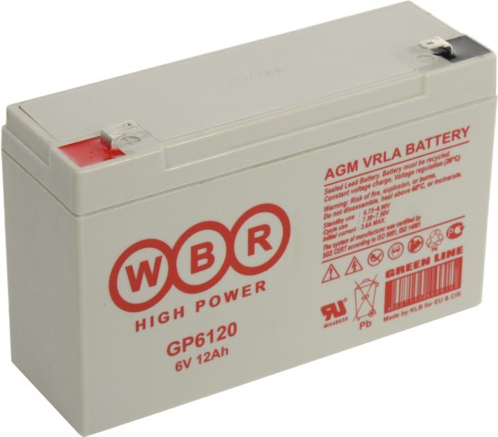 Аккумулятор WBR GP 6120, для ИБП