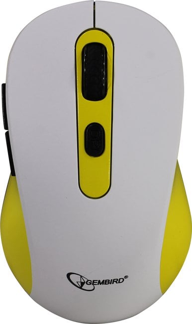 Gembird Wireless Optical Mouse <MUSW-221-Y>  (RTL) USB 6btn+Roll