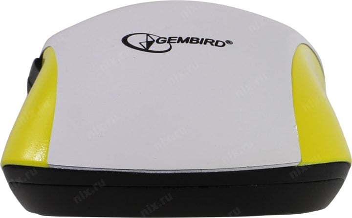 Gembird Wireless Optical Mouse <MUSW-221-Y>  (RTL) USB 6btn+Roll